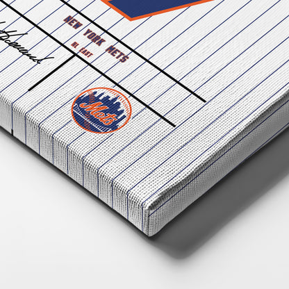 Keith Hernandez New York Mets Jersey Canvas Wall Art