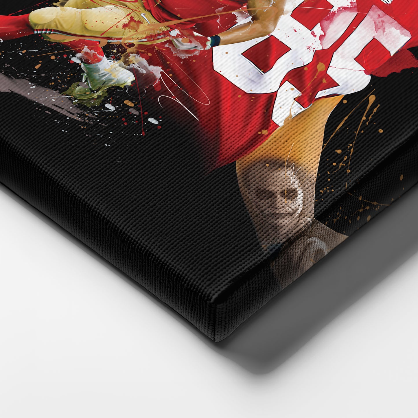 George Kittle 49ers Canvas Print | San Francisco Football Wall Art