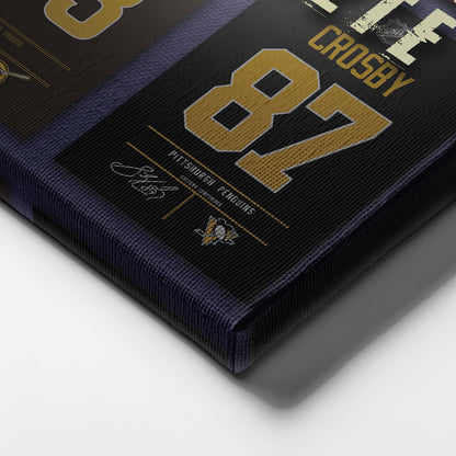 Custom Jersey Canvas Print | Personalized Wall Art Decor