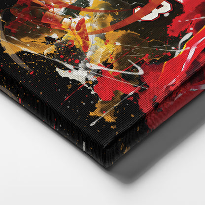 Dwyane Wade Miami Heat Canvas Print | Basketball Wall Art