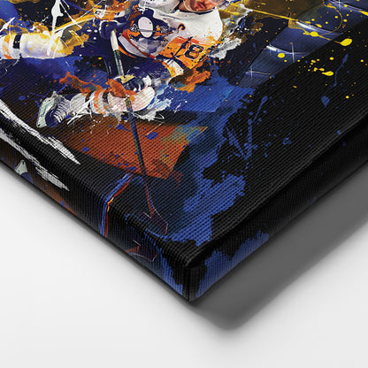 Sidney Crosby Pittsburgh Penguins Canvas Print | NHL Hockey Wall Art