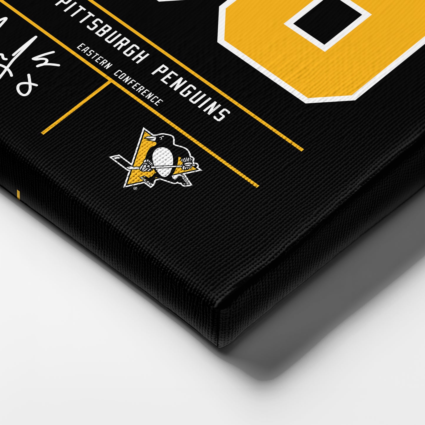 Jaromir Jagr Pittsburgh Penguins Jersey Canvas Wall Art