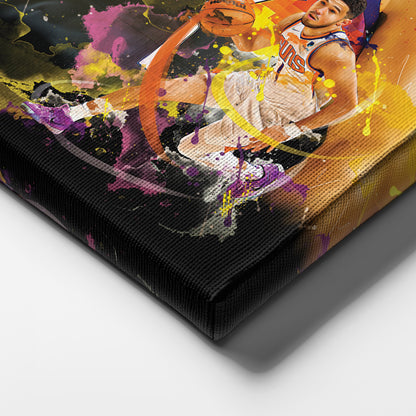 Devin Booker Suns Canvas Print | Phoenix Basketball Wall Art