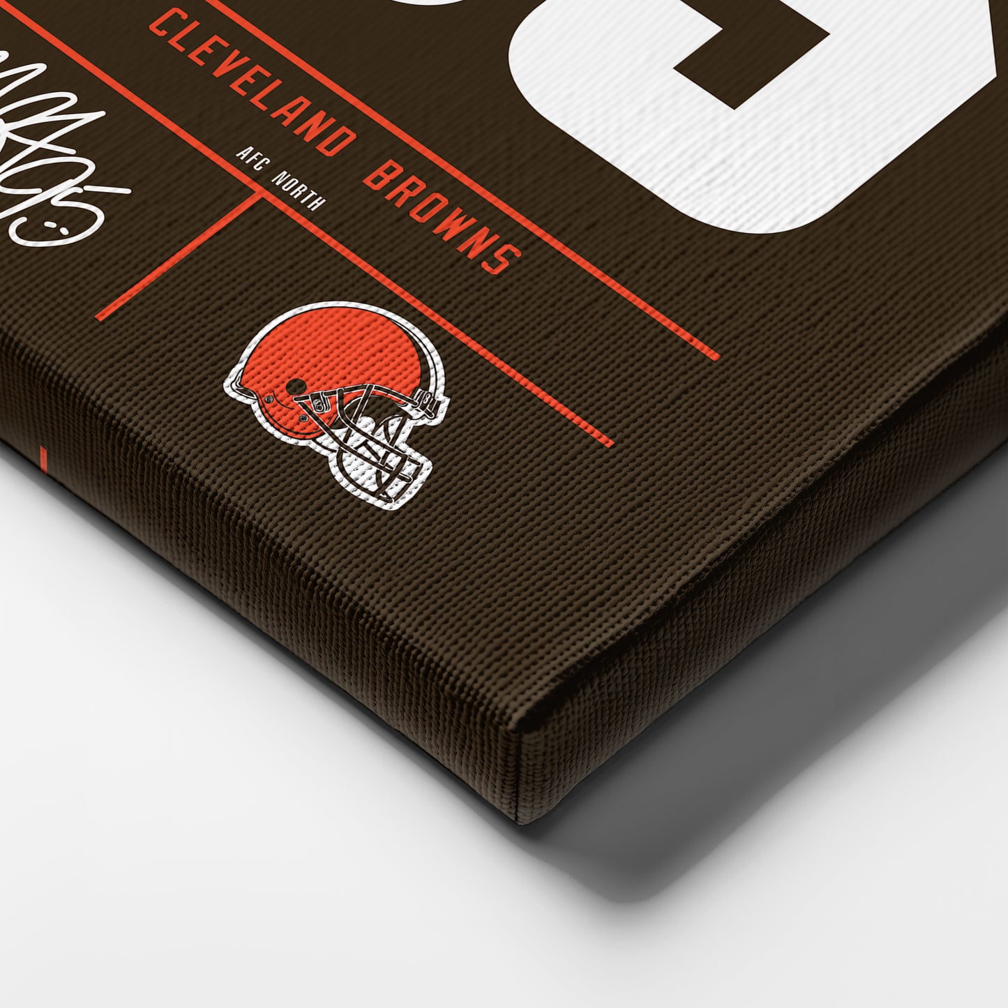 Myles Garrett Cleveland Browns Jersey Canvas Wall Art