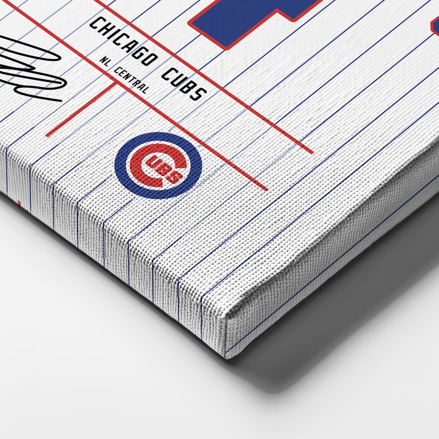 Pete Crow-Armstrong Chicago Cubs Jersey Canvas Wall Art