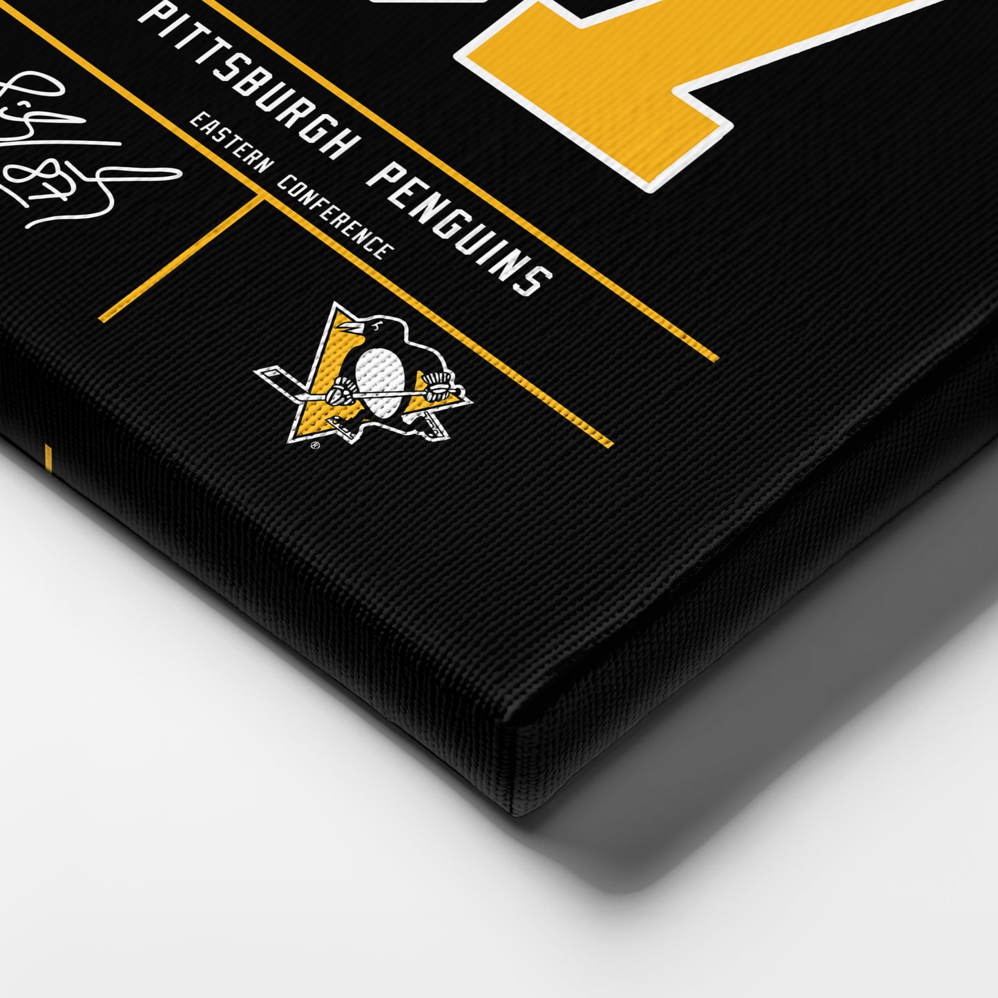 Sidney Crosby Penguins Jersey Canvas Print | Wall Art Decor