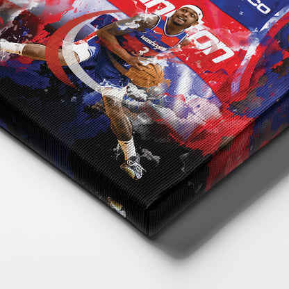 Bradley Beal Wizards Canvas Print | Washington Basketball Wall Art