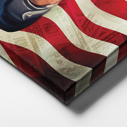 The Wolf of Wall Street Middle Finger Canvas Print | Bold Movie Wall Art