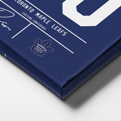 Joseph Woll Maple Leafs Jersey Canvas Print | Wall Art Decor