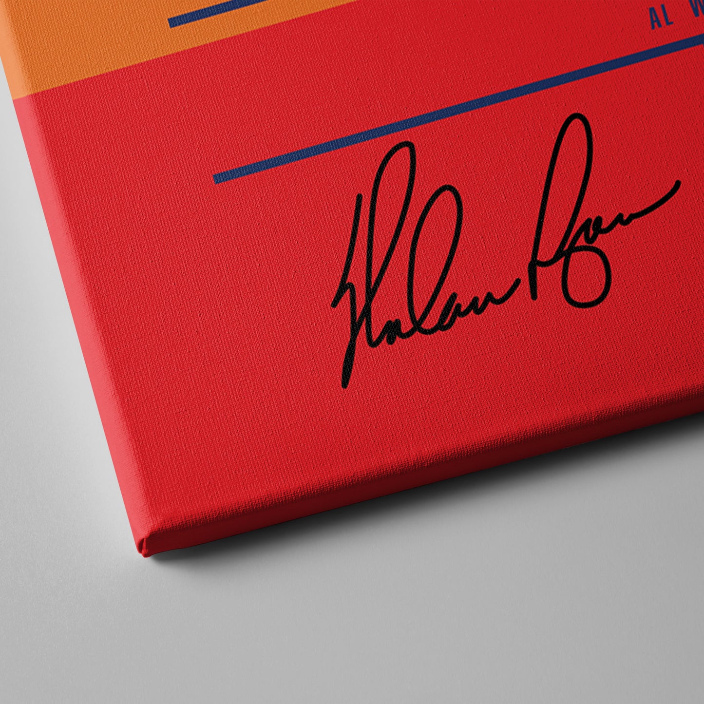Nolan Ryan Astros Jersey Canvas Print | Wall Art Decor