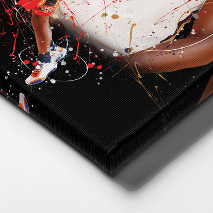 Zion Williamson Pelicans Canvas Print | New Orleans Basketball Wall Art