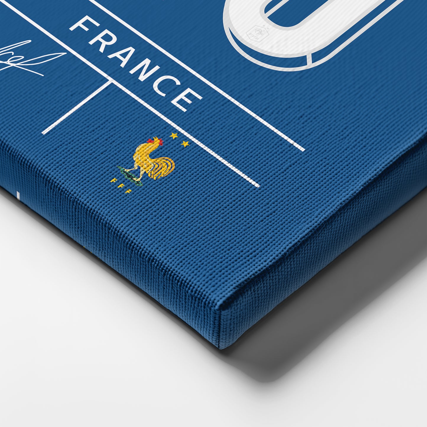 Kylian Mbappé France Jersey Canvas Print | Wall Art Decor