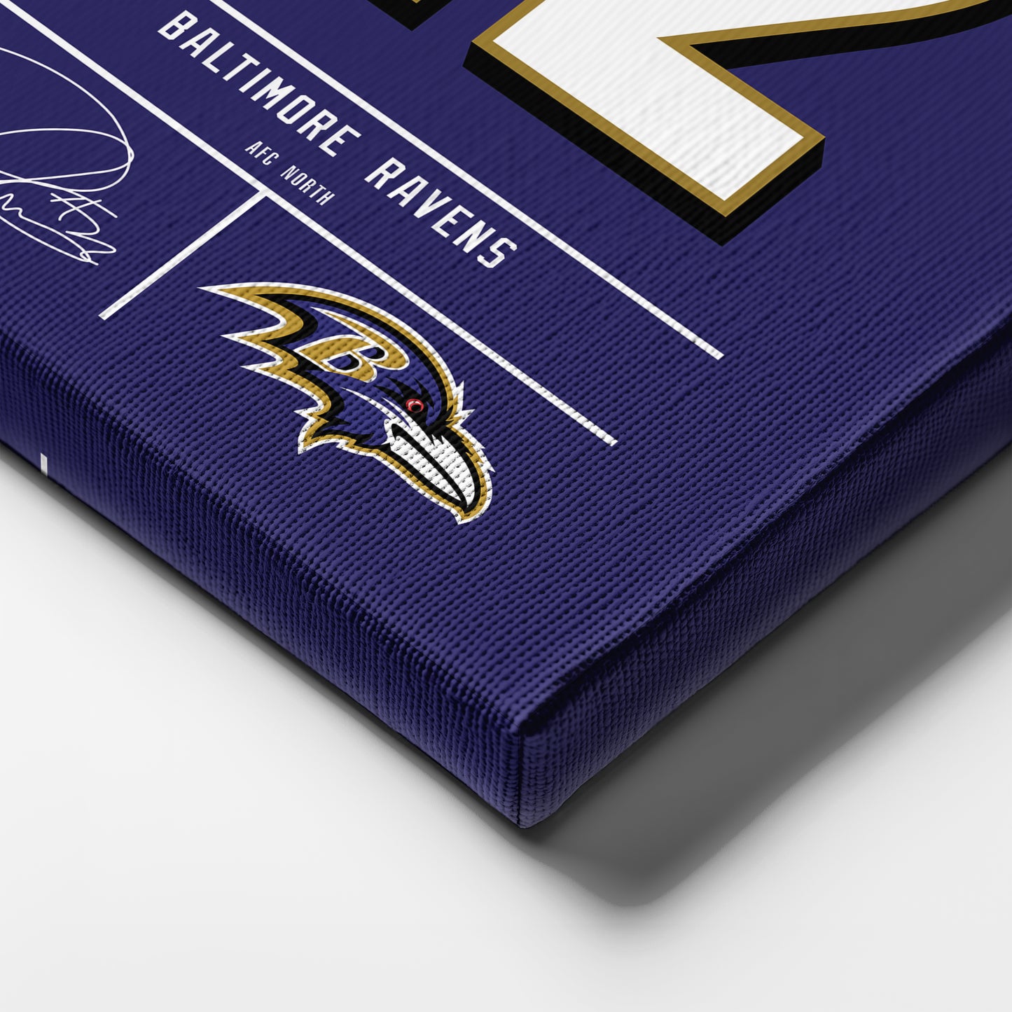 Derrick Henry Baltimore Ravens Jersey Canvas Wall Art