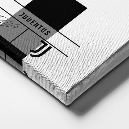 Cristiano Ronaldo Juventus Jersey Canvas Print | Wall Art Decor