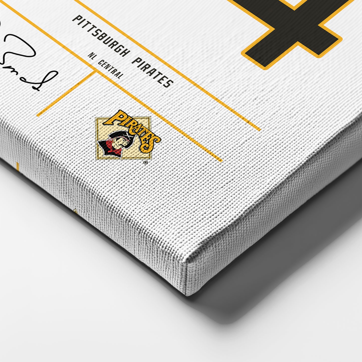 Barry Bonds Pirates Jersey Canvas Print | Wall Art Decor