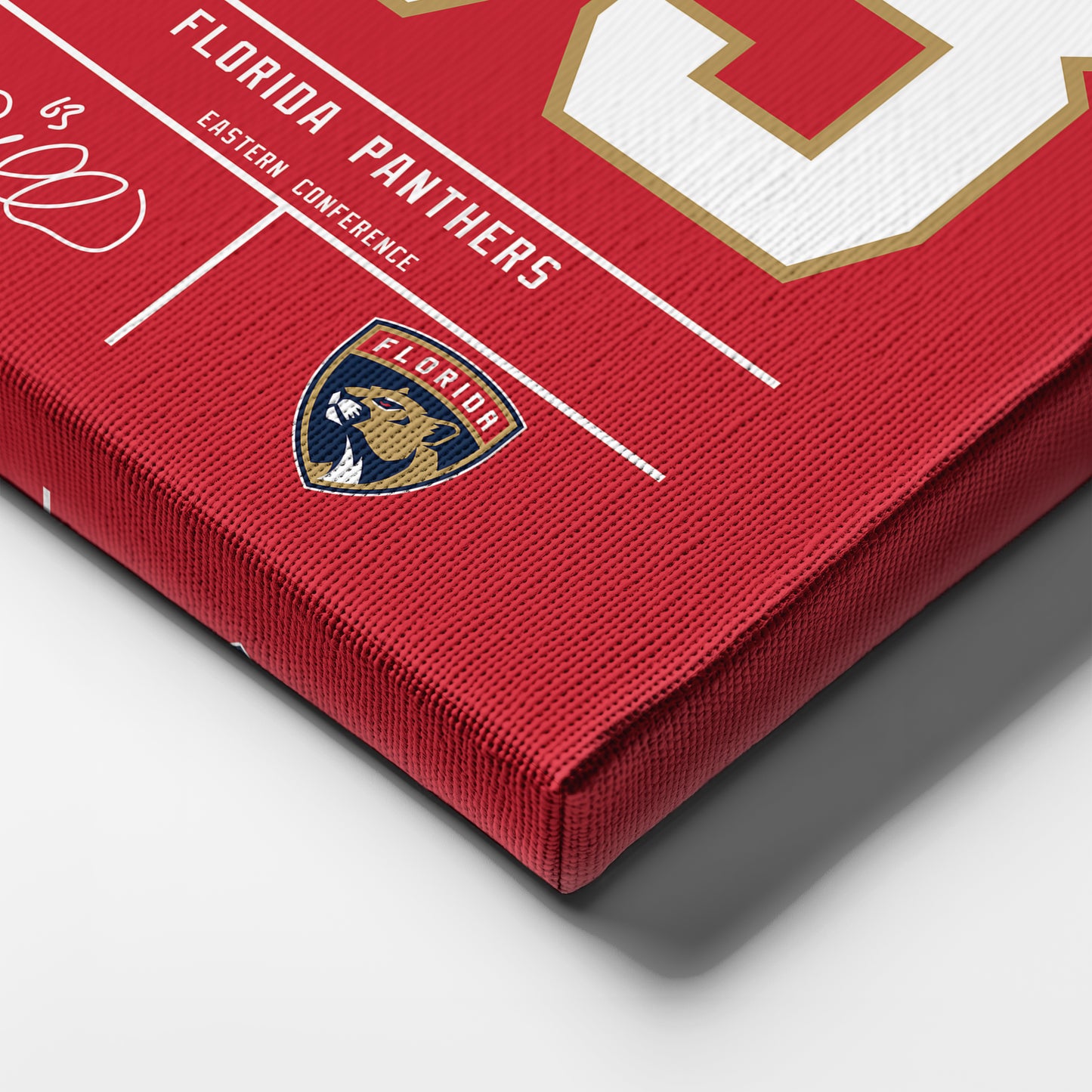 Brad Marchand Florida Panthers Jersey Canvas Wall Art