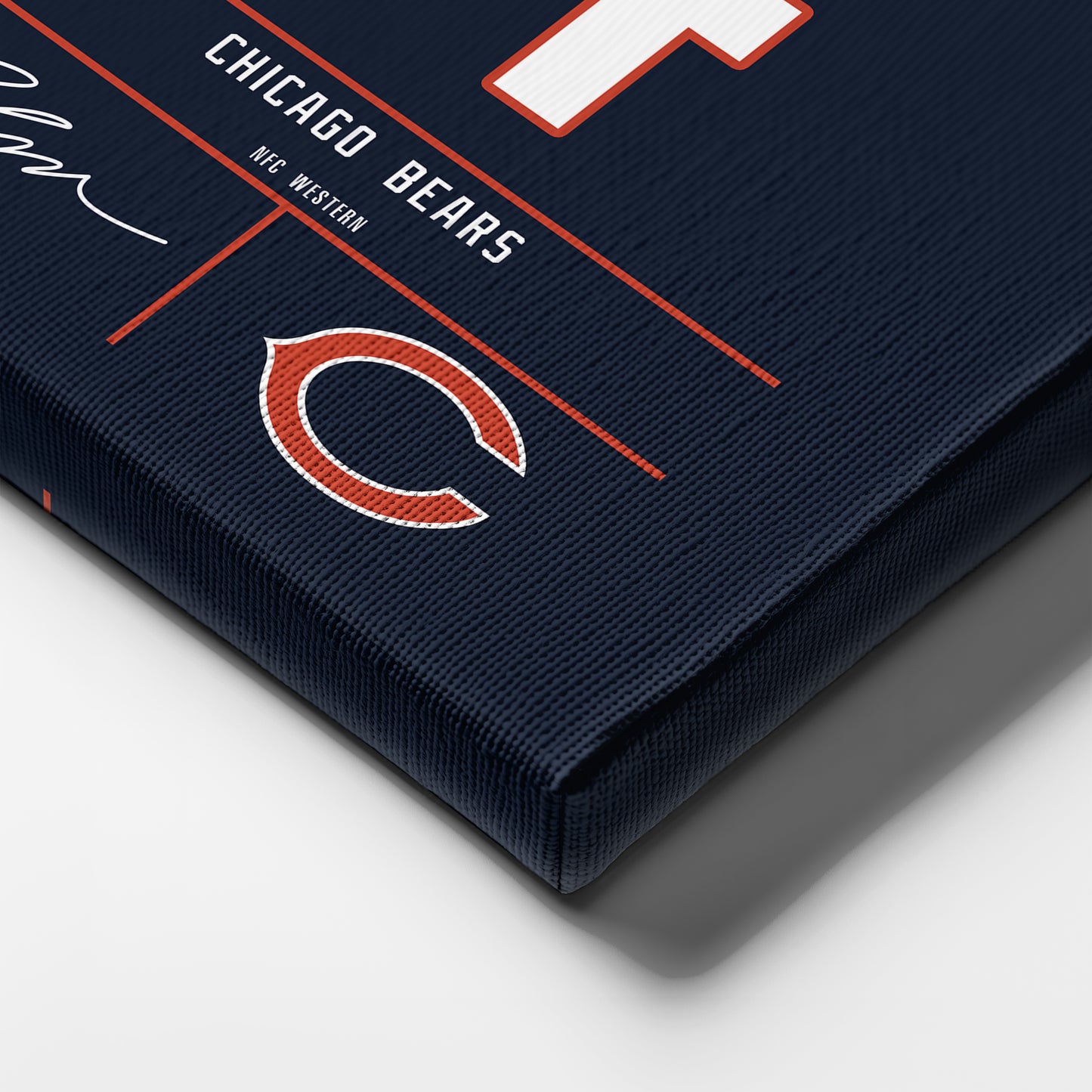 D'Andre Swift Bears Jersey Canvas Print | Wall Art Decor