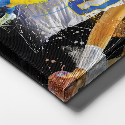 Justin Herbert Chargers Canvas Print | Los Angeles Football Wall Art