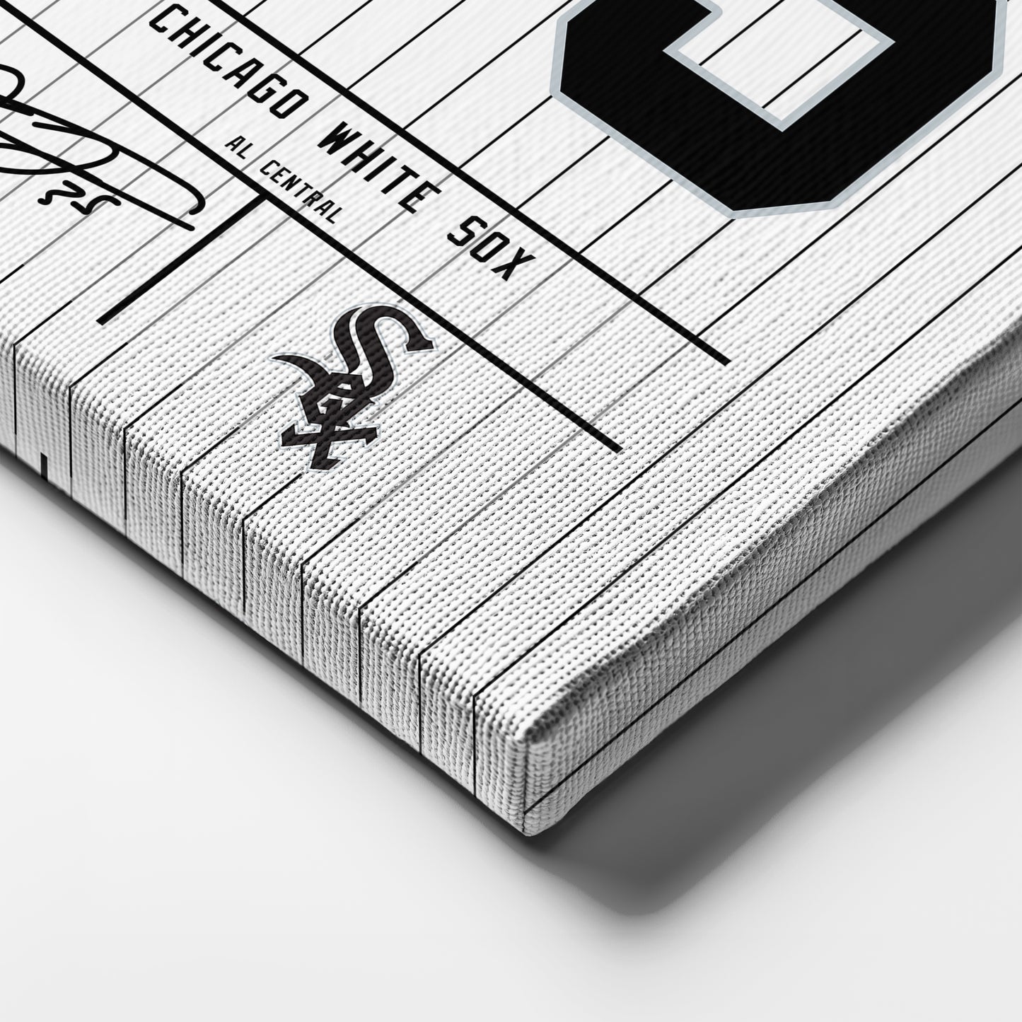 Frank Thomas White Sox Jersey Canvas Print | Wall Art Decor