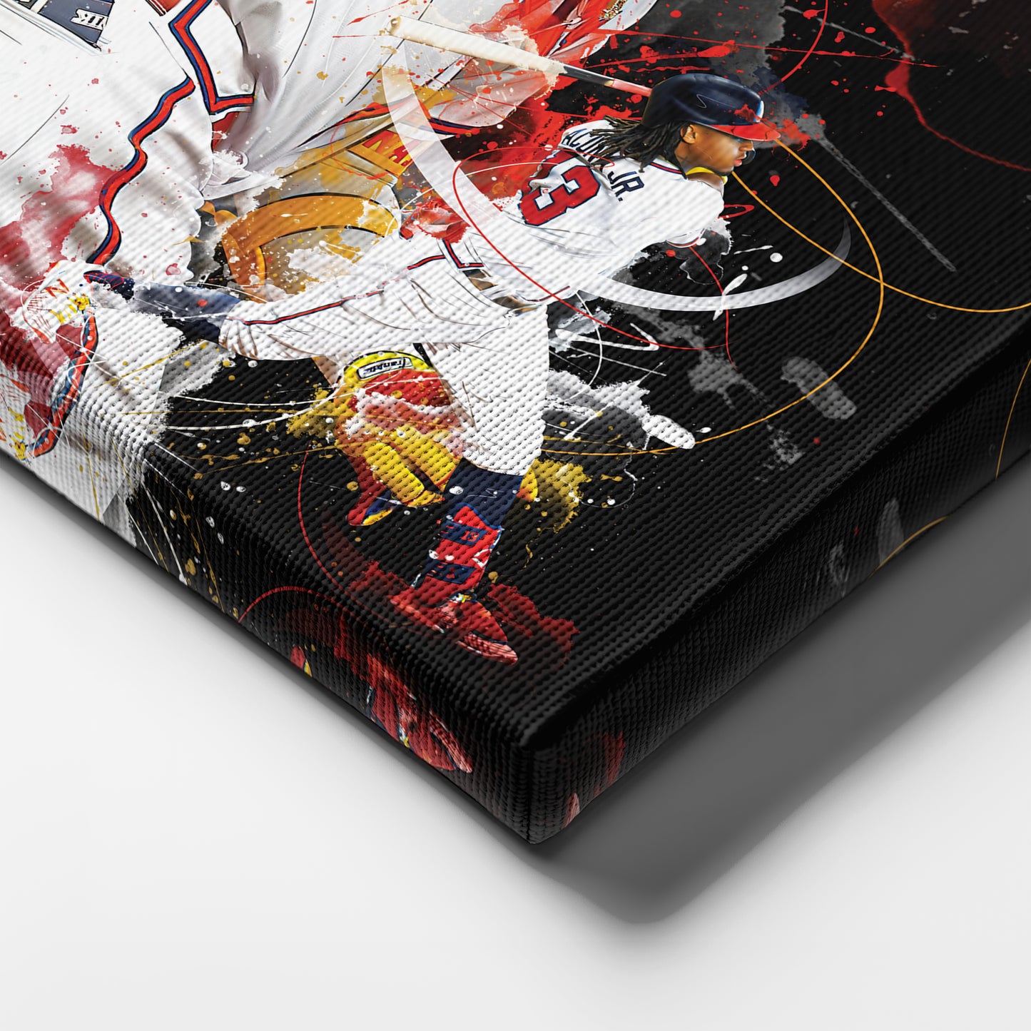 Ronald Acuña Jr. Braves Canvas Print | Atlanta Baseball Wall Art