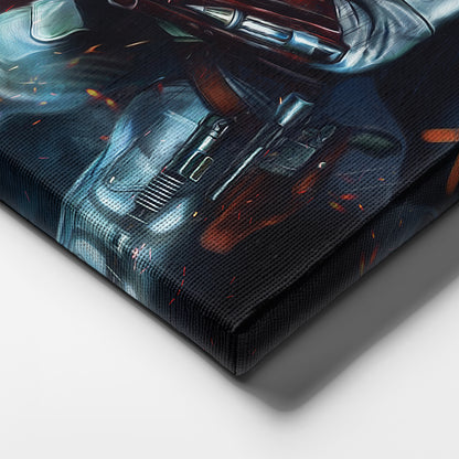 Boba Fett Canvas Print | Star Wars Bounty Hunter Wall Art