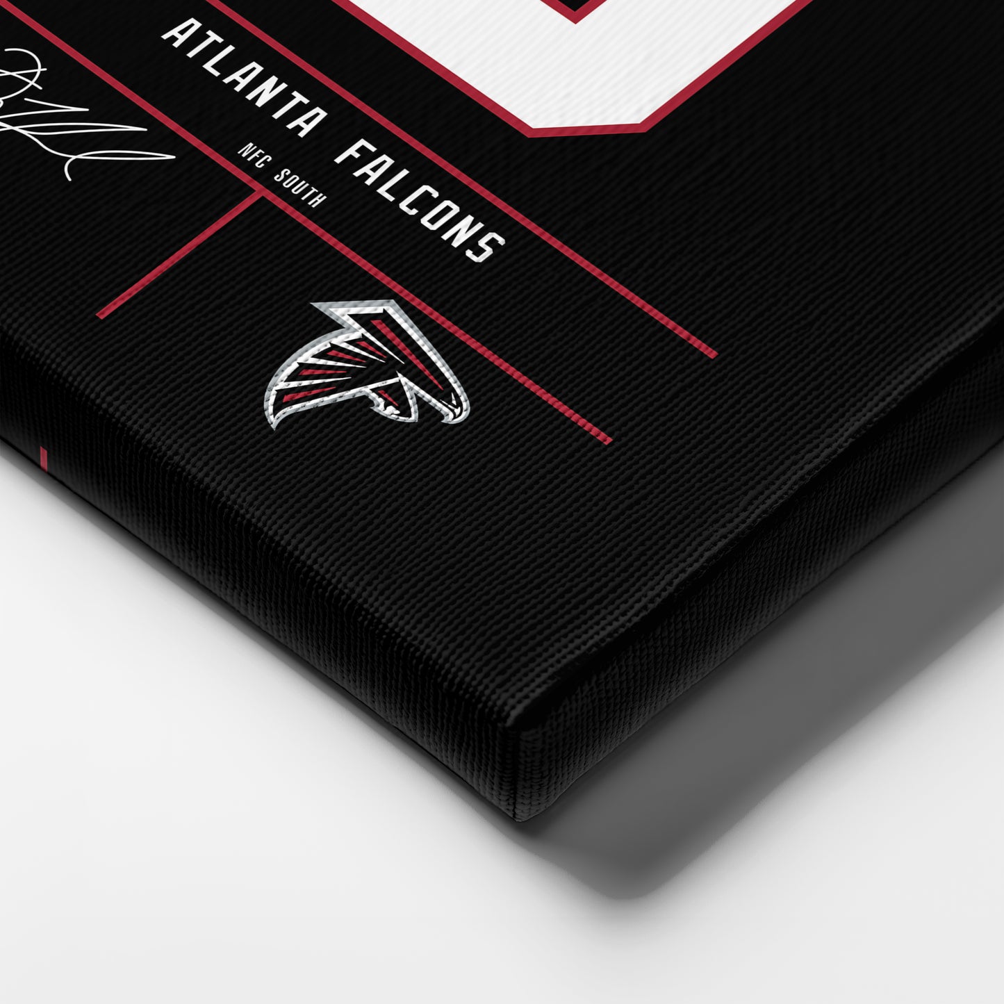 Drake London Falcons Jersey Canvas Print | Wall Art Decor