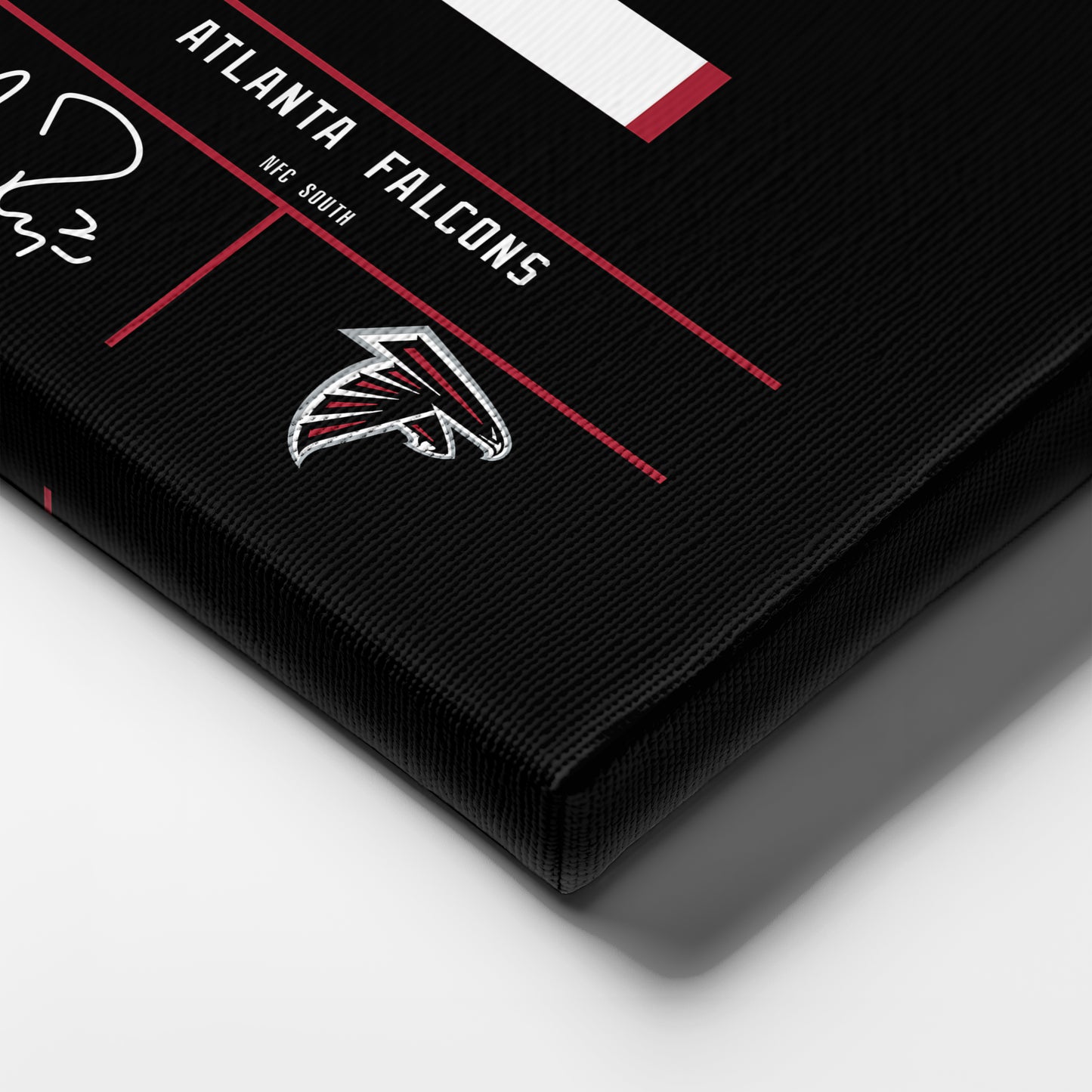 Matt Ryan Atlanta Falcons Jersey Canvas Wall Art