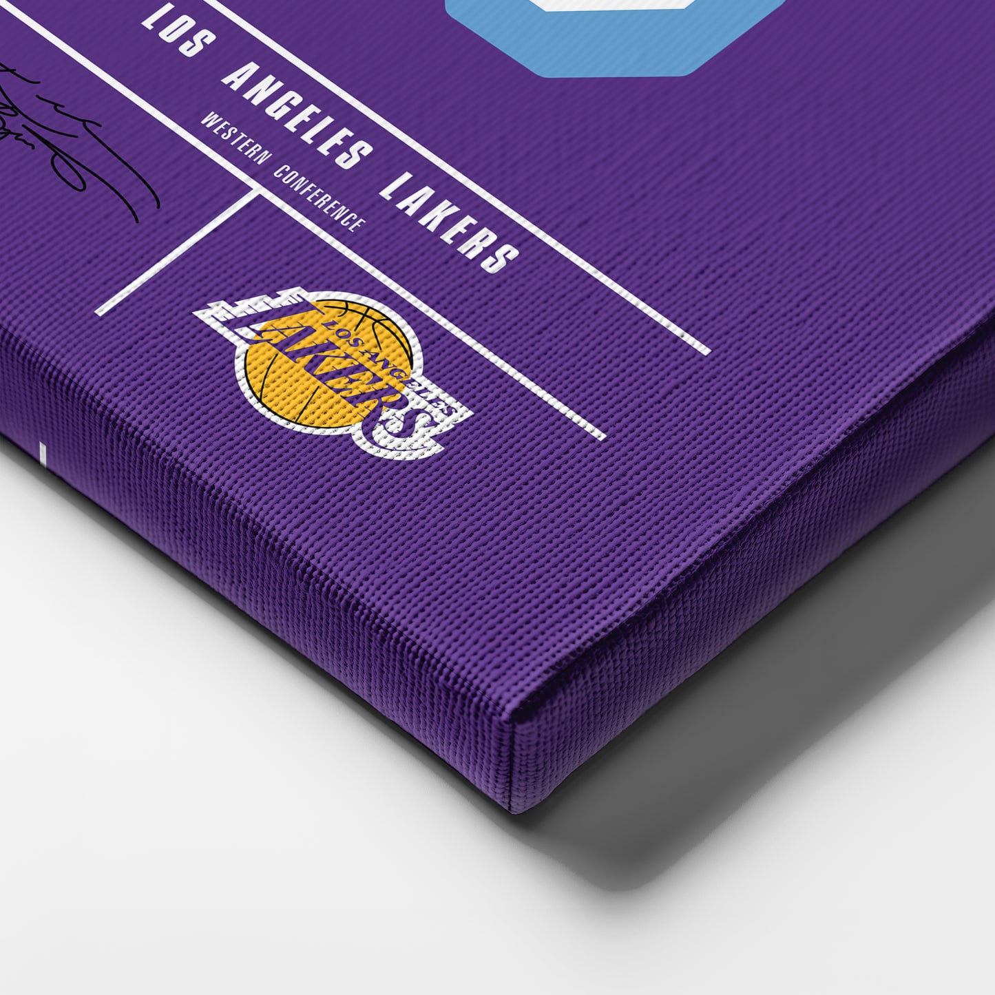 Kobe Bryant Purple Lakers Jersey Canvas Print | Wall Art Decor