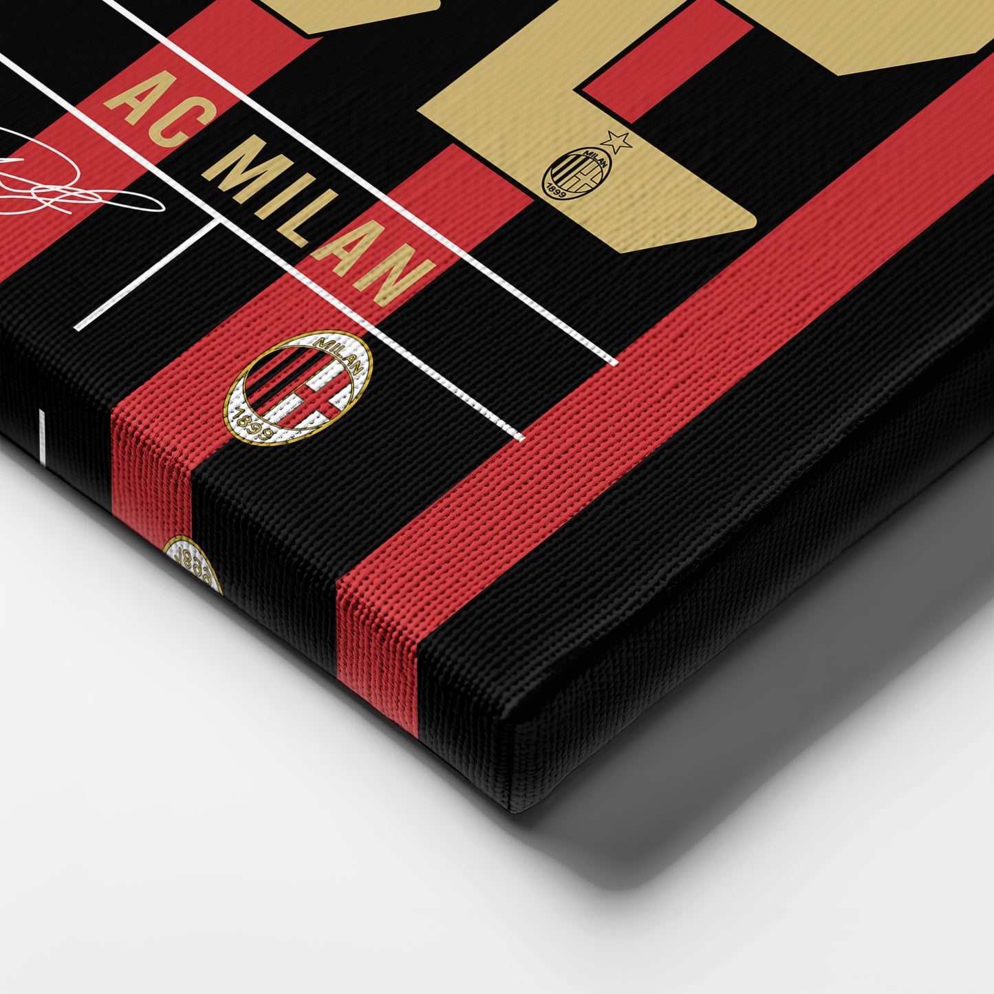 Kaká AC Milan Jersey Canvas Print | Soccer Wall Art Decor
