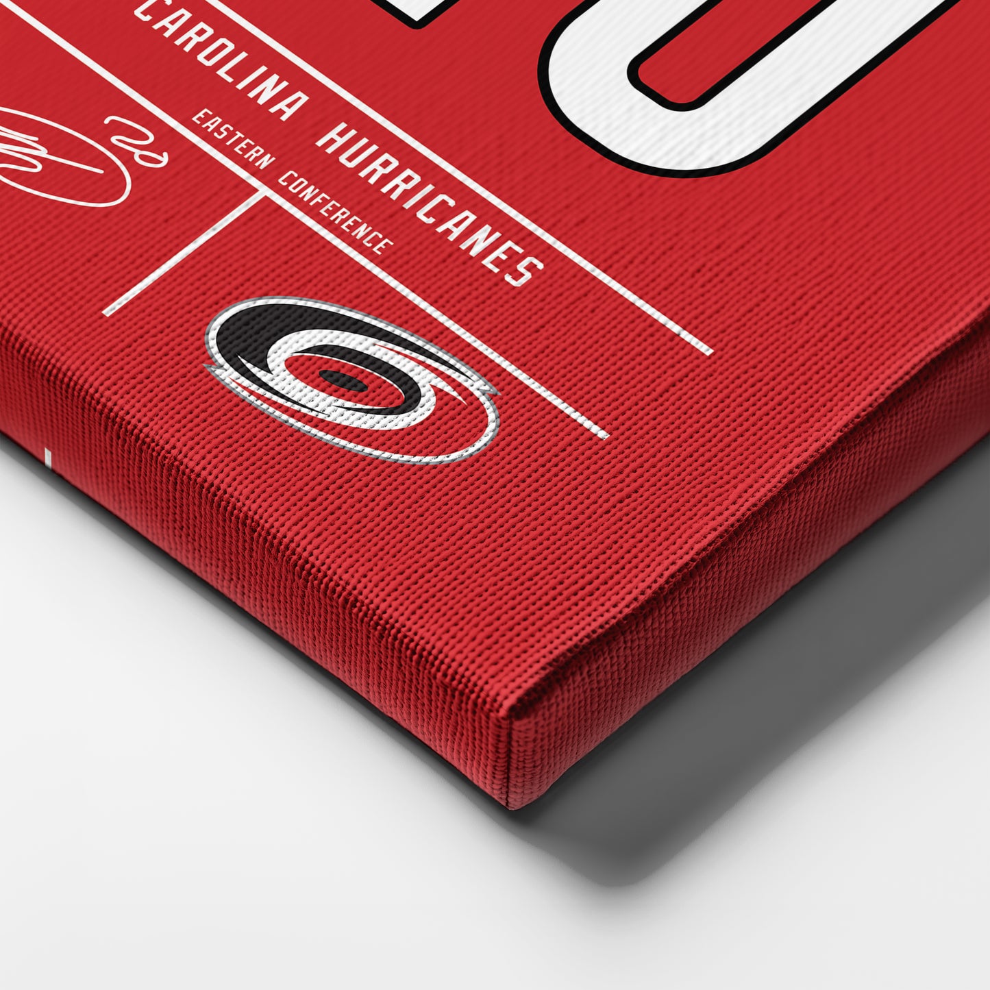 Sebastian Aho Hurricanes Jersey Canvas Print | Wall Art Decor