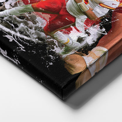 Patrick Mahomes Chiefs Canvas Print | Kansas City Football Wall Art