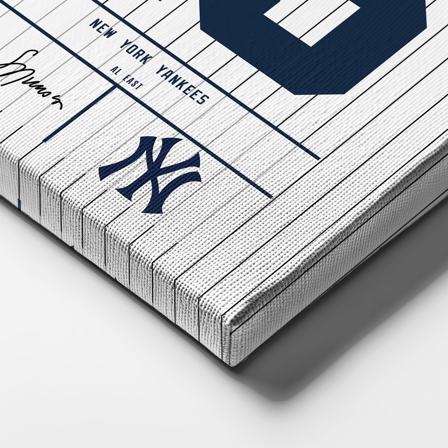 Thurman Munson New York Yankees Jersey Canvas Wall Art