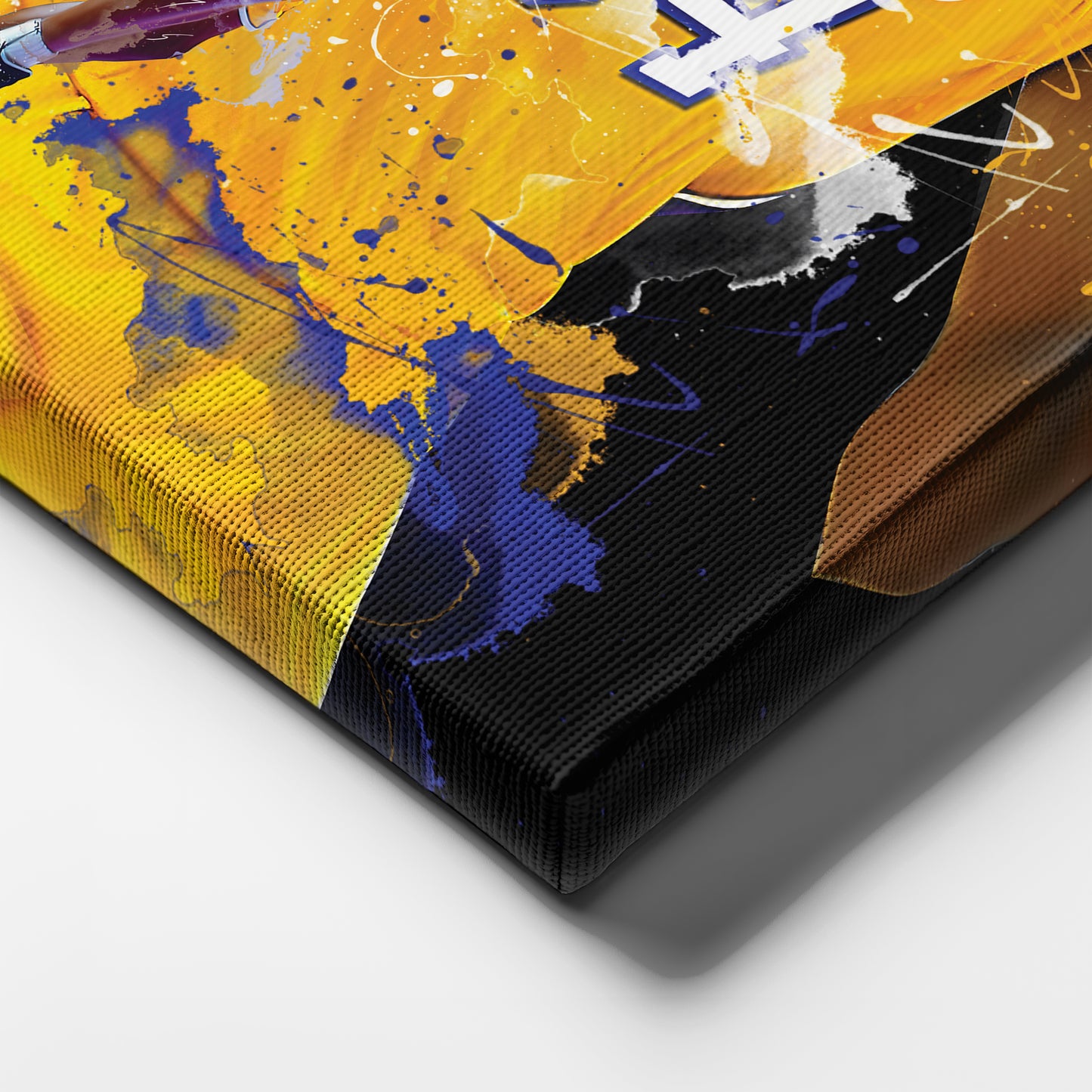 Shaquille O'Neal Lakers Canvas Print | Los Angeles Basketball Wall Art