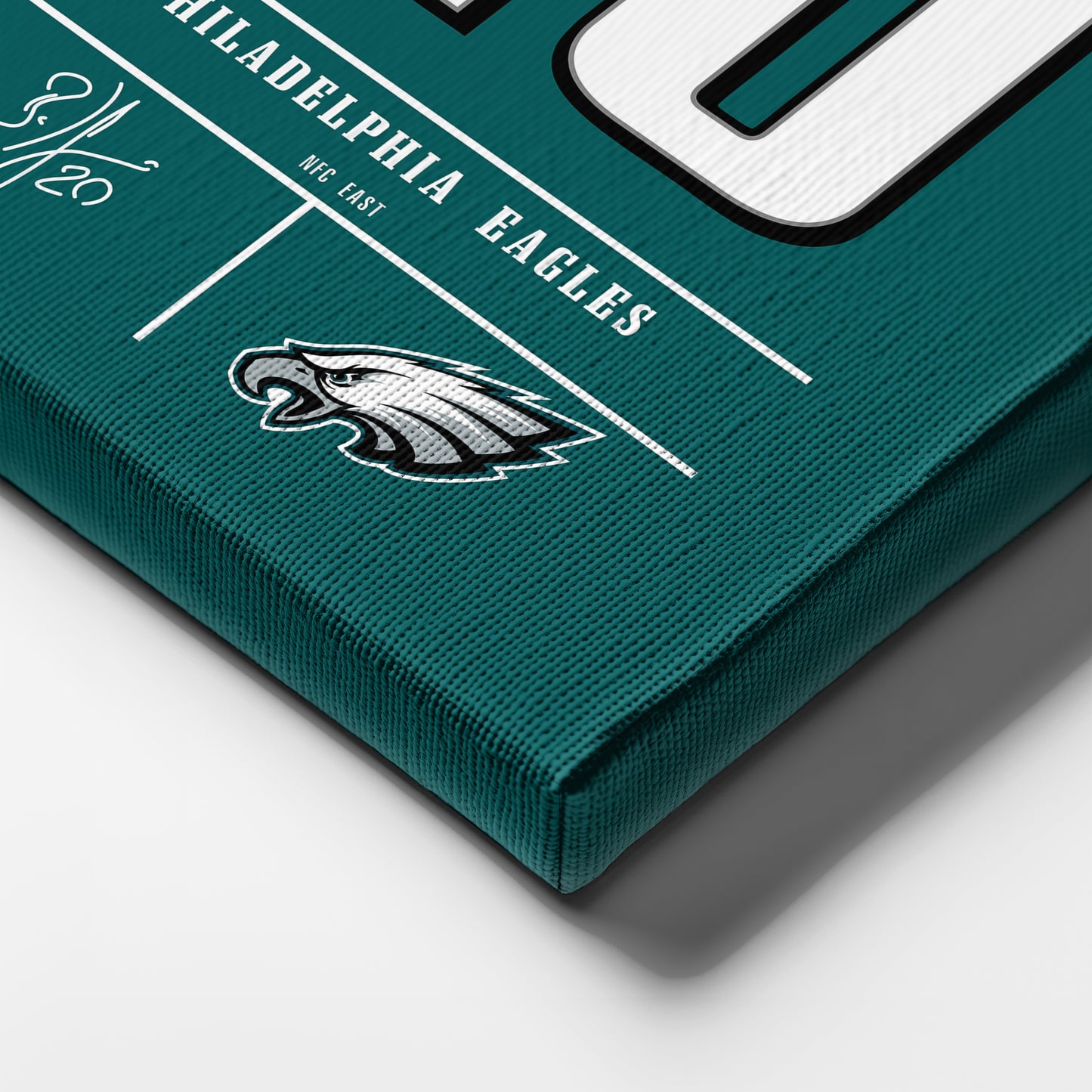 Brian Dawkins Eagles Jersey Canvas Print | Wall Art Decor