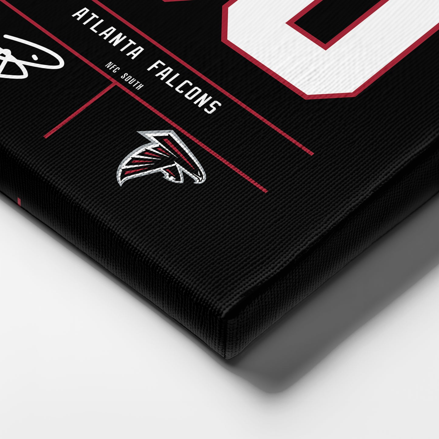 Andre Rison Atlanta Falcons Jersey Canvas Wall Art