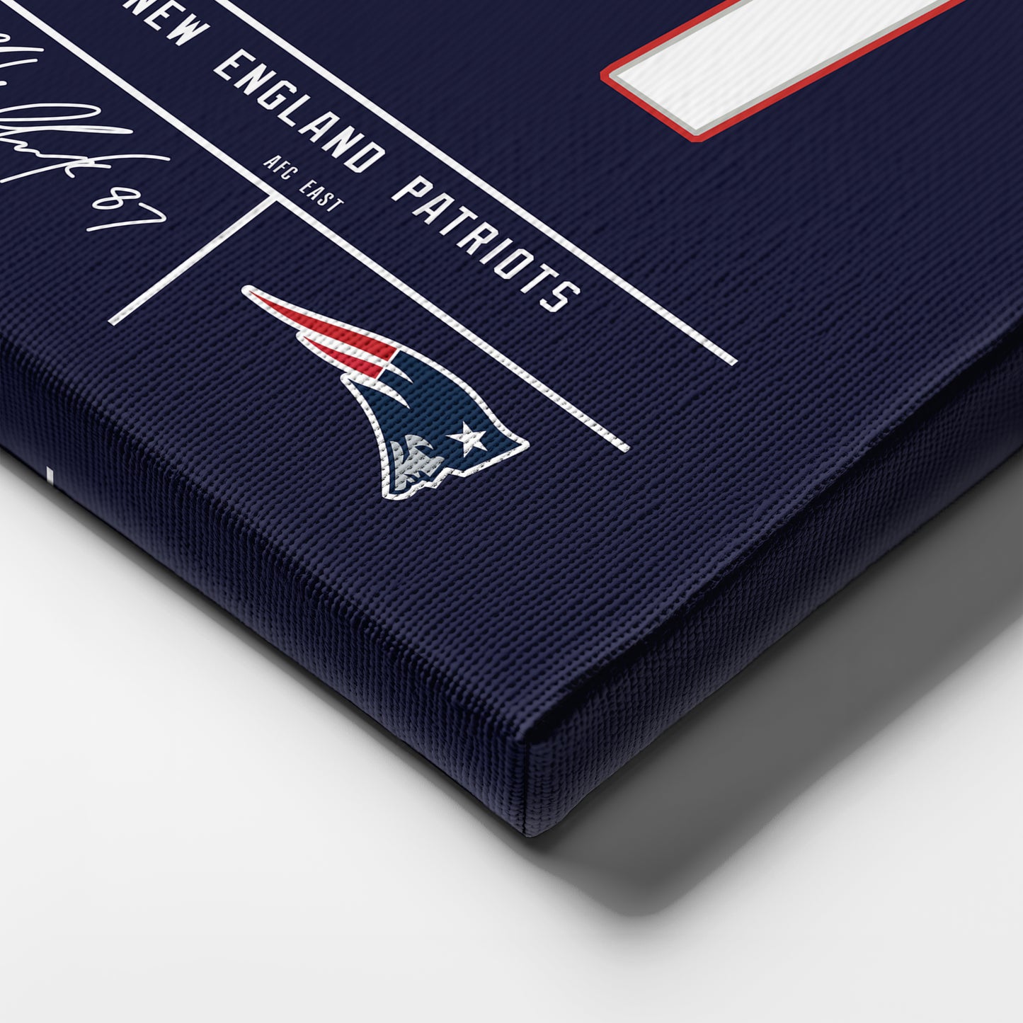 Rob Gronkowski Patriots Jersey Canvas Print | Wall Art Decor