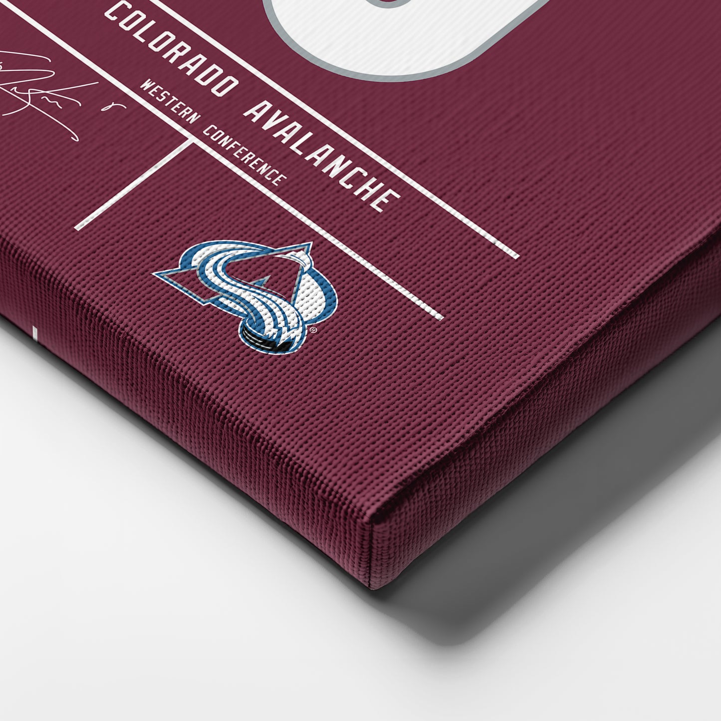 Cale Makar Avalanche Jersey Canvas Print | Wall Art Decor