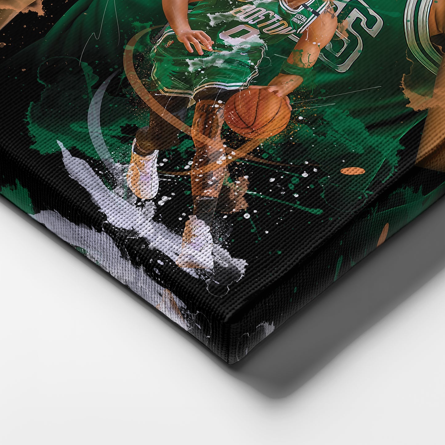 Jayson Tatum Celtics Canvas Print | Boston Basketball Wall Art