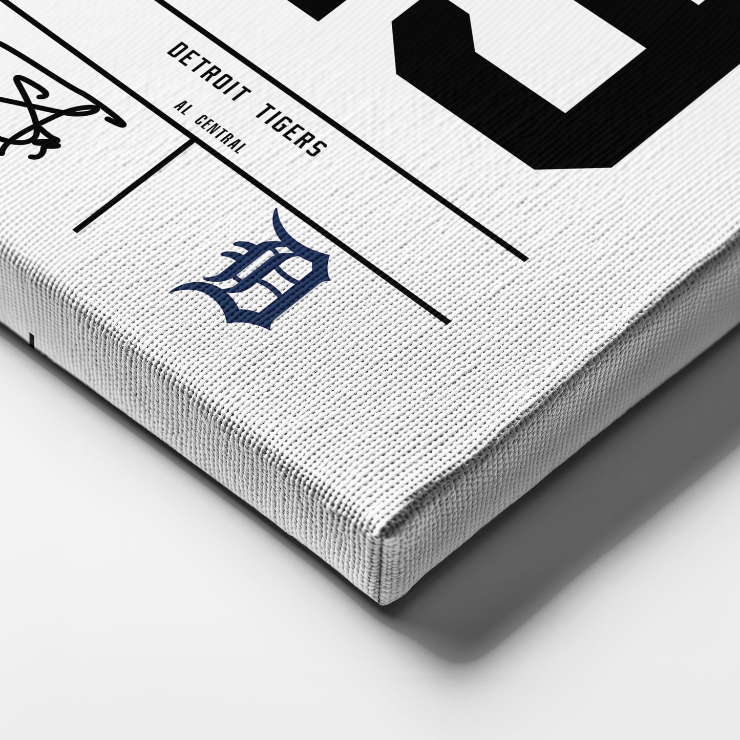 Tarik Skubal Tigers Jersey Canvas Print | Wall Art Decor