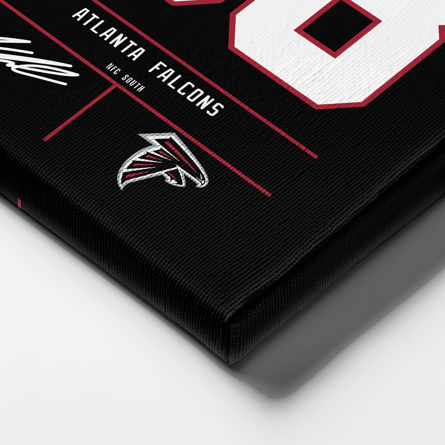 Jesse Tuggle Atlanta Falcons Jersey Canvas Wall Art