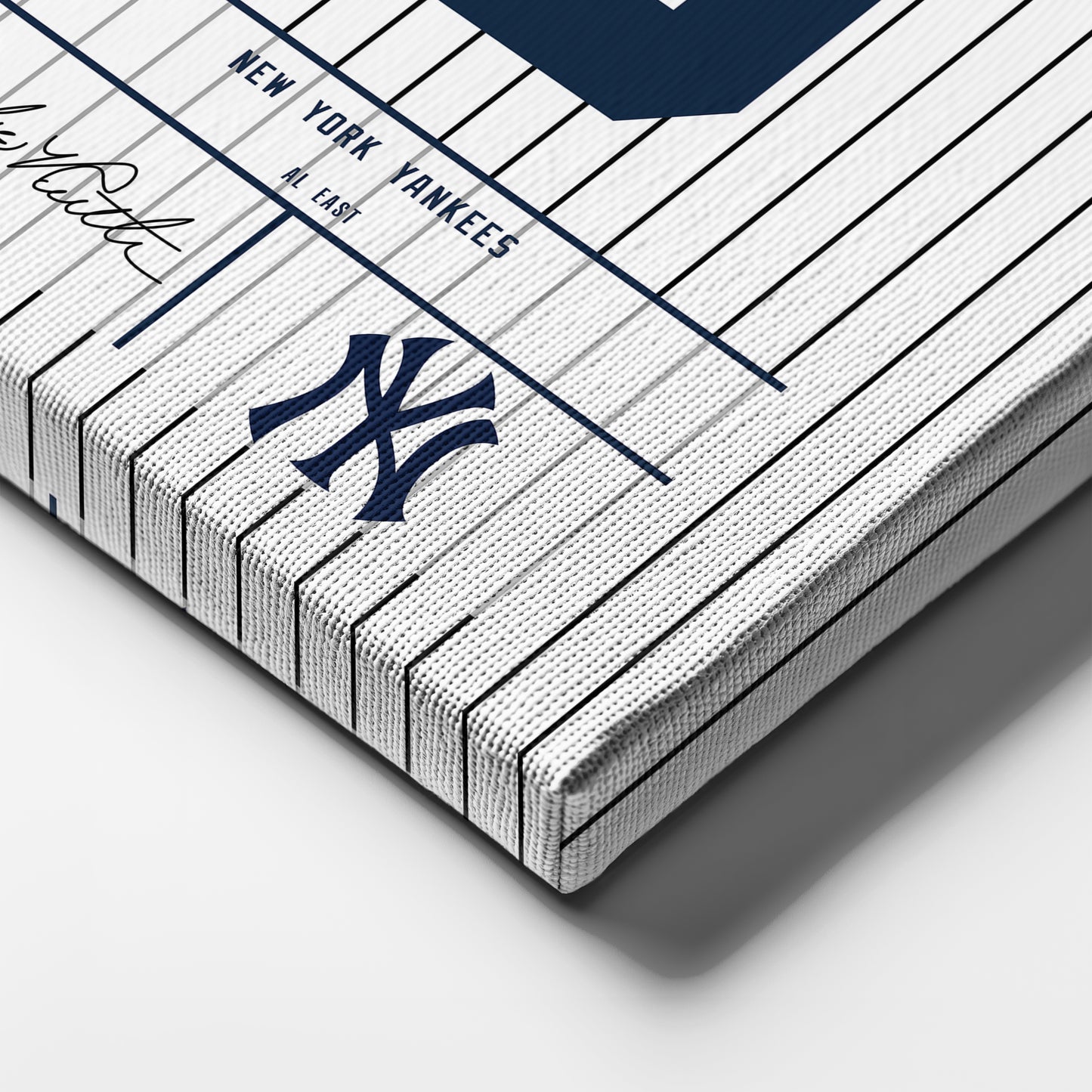 Babe Ruth Yankees Jersey Canvas Print | Wall Art Decor