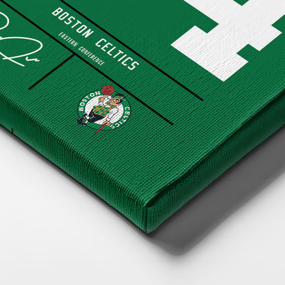 Paul Pierce Boston Celtics Jersey Canvas Wall Art