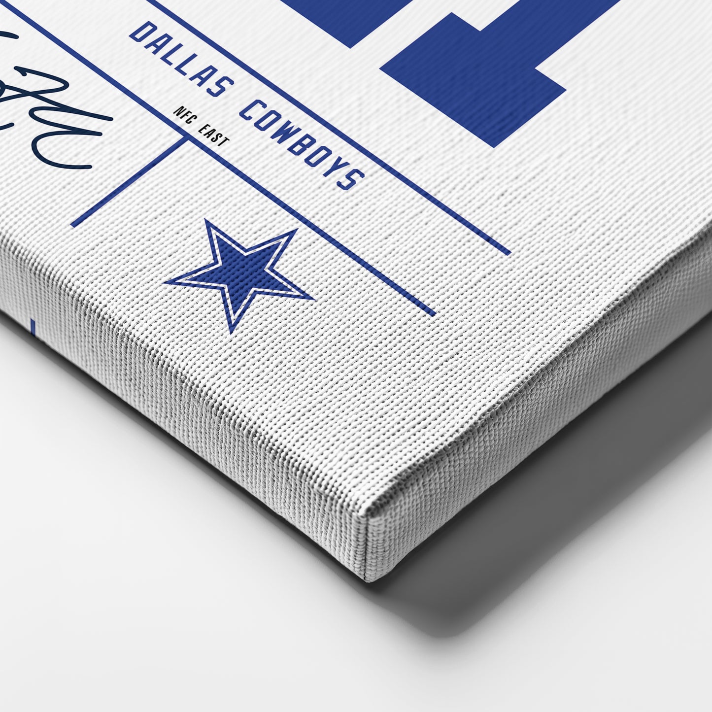 Ezekiel Elliott Cowboys Jersey Canvas Print | Wall Art Decor