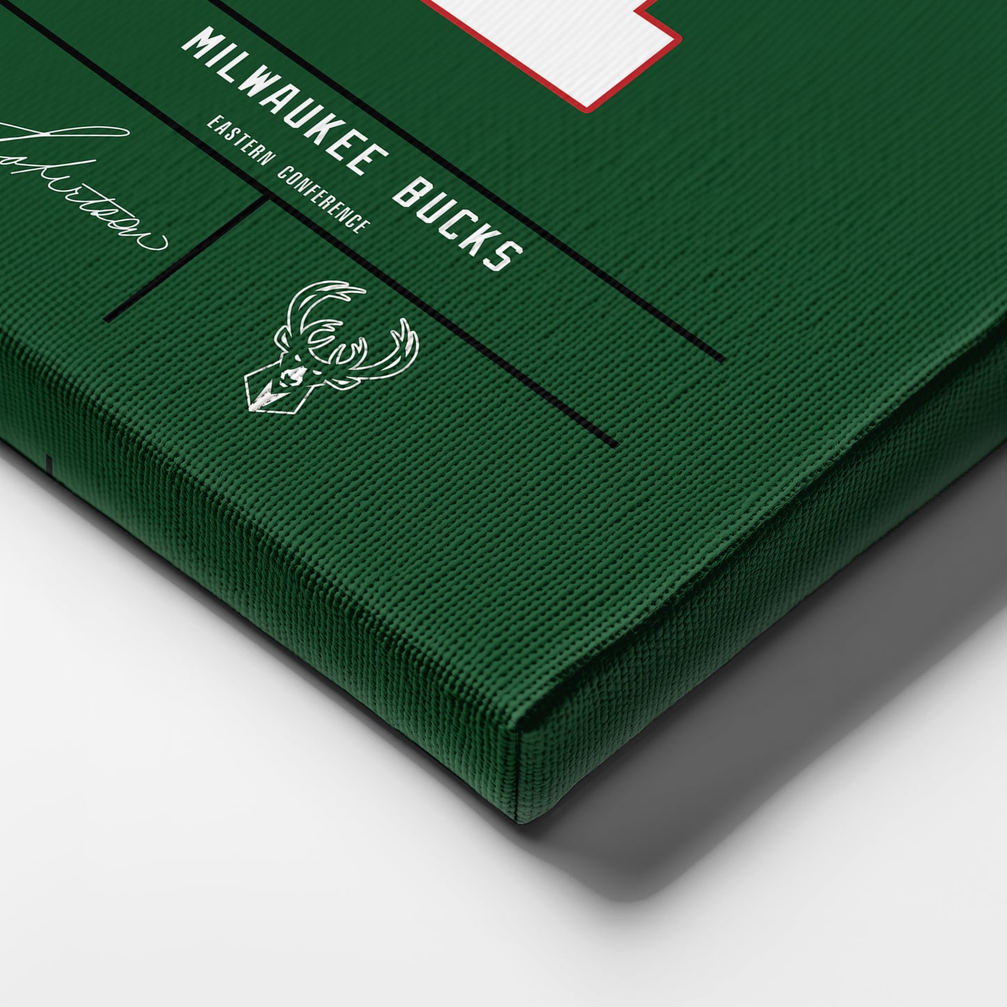 Oscar Robertson Bucks Jersey Canvas Print | Wall Art Decor