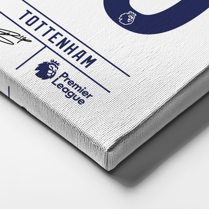 Harry Kane Tottenham Hotspur Jersey Canvas Print | Wall Art Decor