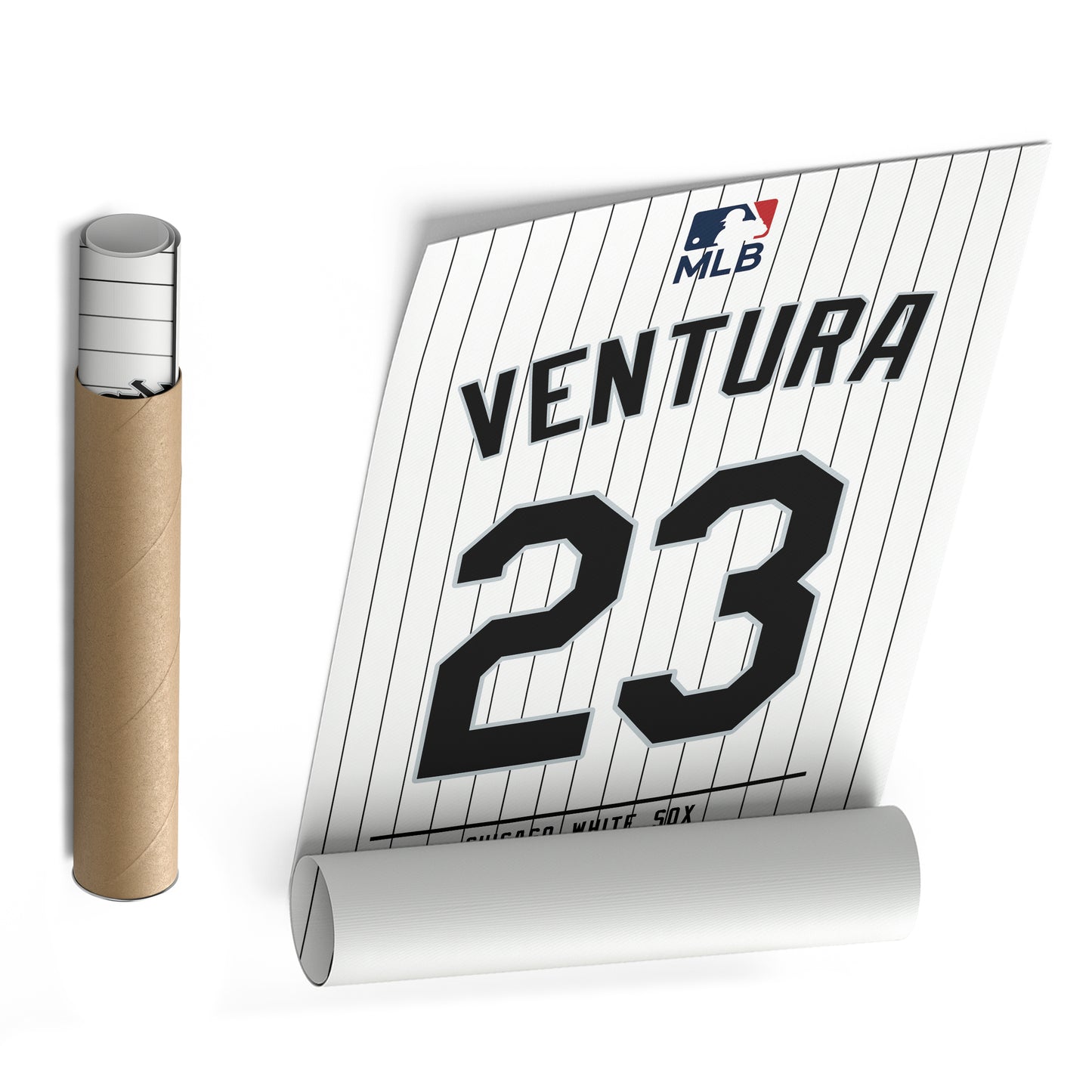 Robin Ventura Chicago White Sox Jersey Canvas Wall Art
