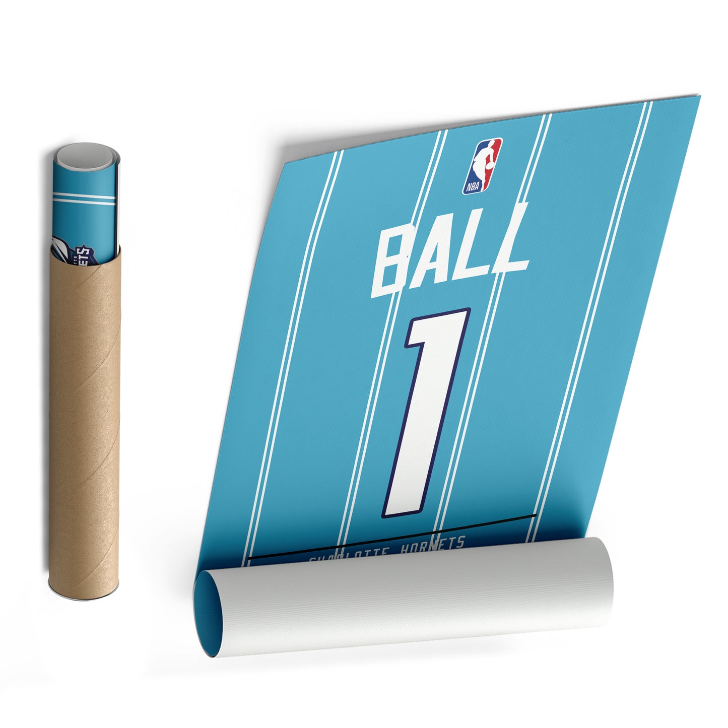 LaMelo Ball Hornets Jersey Canvas Print | Wall Art Decor