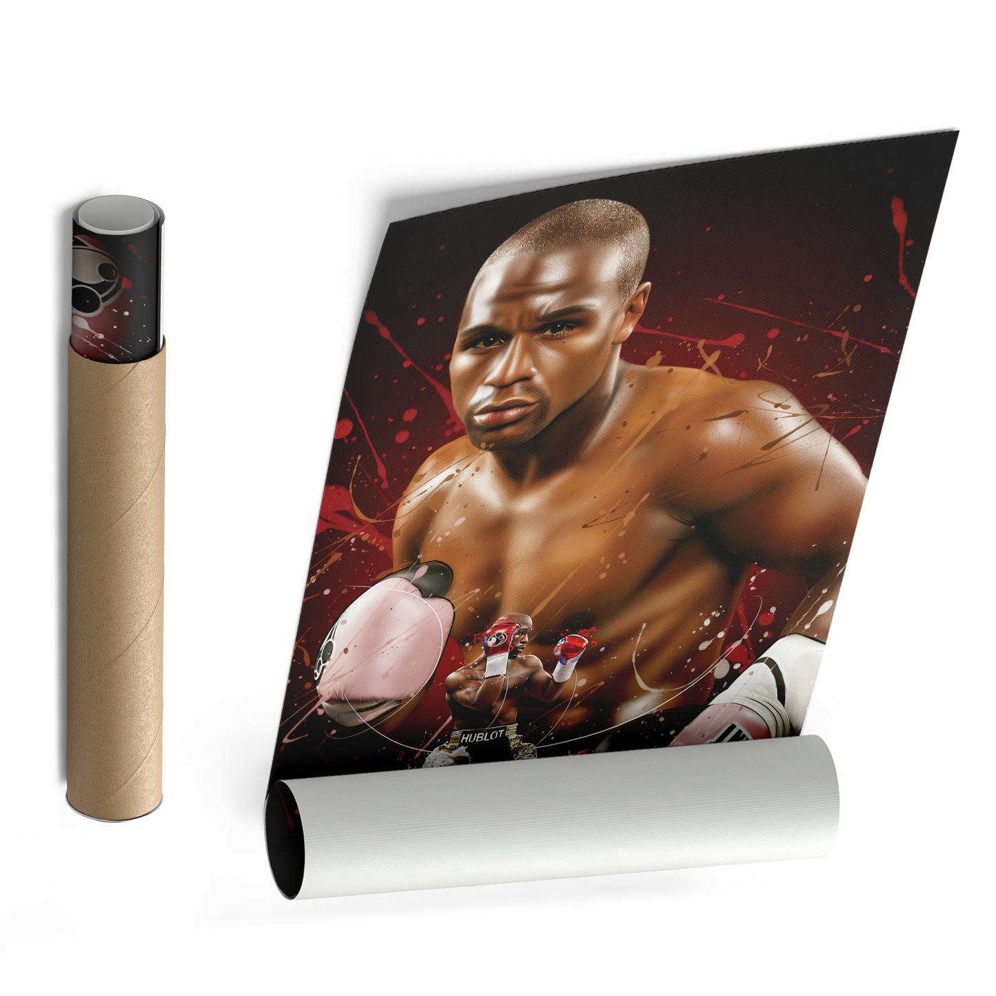 Floyd Mayweather Jr. Canvas Print | Boxing Champion Wall Art