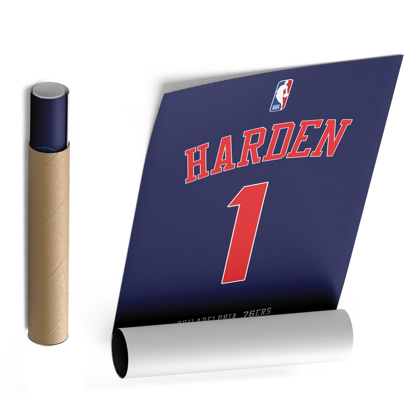 James Harden 76ers Jersey Canvas Print | Wall Art Decor