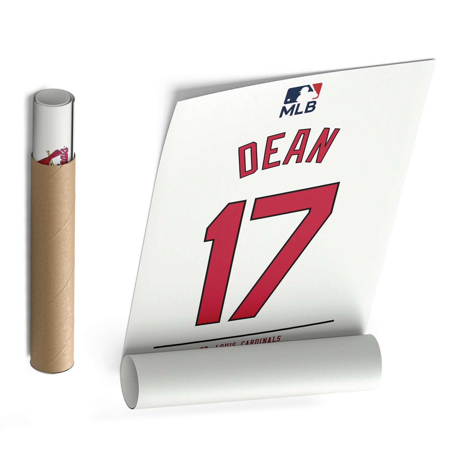 Dizzy Dean  St. Louis Cardinals  Jersey Canvas Wall Art